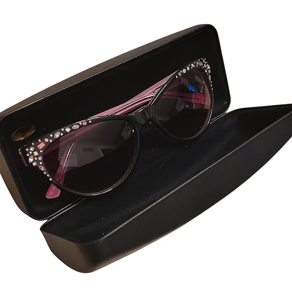SOLD ON DIFFERENT PLATFORM Authentic Contemporary Chic bebe Cat-Eye Black Rose - Picture 11 of 13